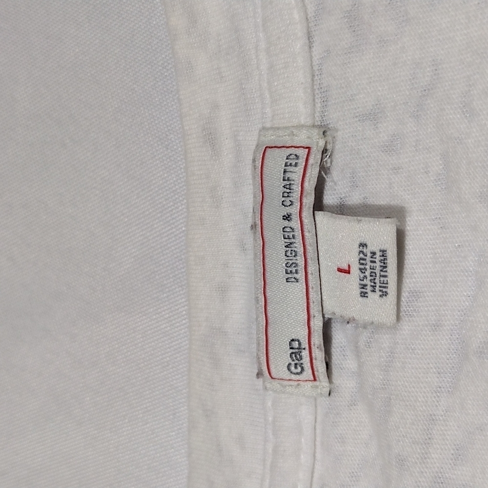 Gap Large Designed & Crafted Thin Grey & White Sp… - image 6